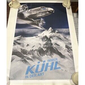 Original IMMER KUHL IN DER ART Herbert Matter Poster